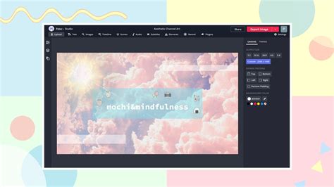 aesthetic youtube banner maker.